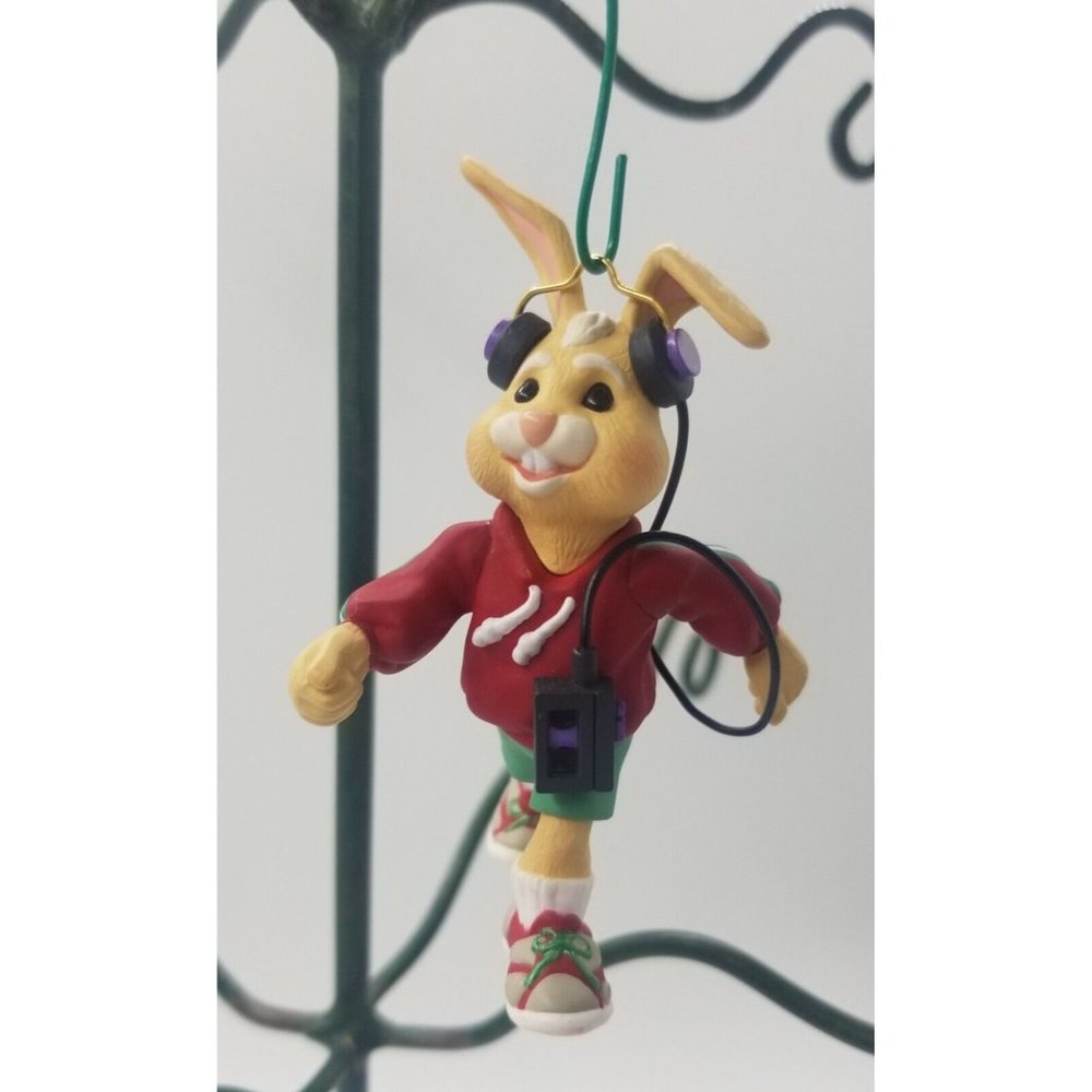 Vintage Hallmark Keepsake Ornament All-Weather Walker Rabbit Walkman